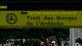 What Trail-gorges-ardeche.fr website looked like in 2020 (3 years ago)