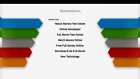 What Techinhindi.com website looked like in 2020 (3 years ago)