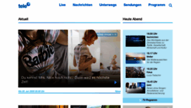 What Tele1.ch website looked like in 2020 (3 years ago)