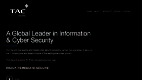 What Tacsecurity.com website looked like in 2020 (3 years ago)