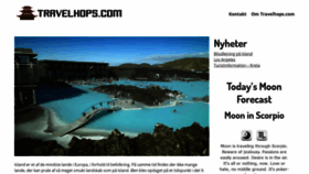 What Travelhops.com website looked like in 2020 (4 years ago)
