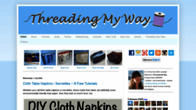 What Threadingmyway.com website looked like in 2020 (5 years ago)