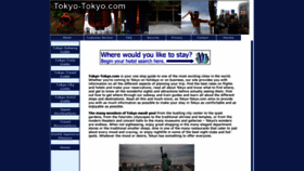 What Tokyo-tokyo.com website looked like in 2020 (3 years ago)