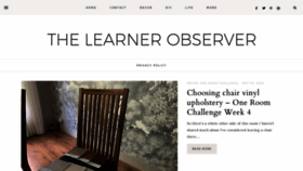 What Thelearnerobserver.com website looked like in 2020 (3 years ago)