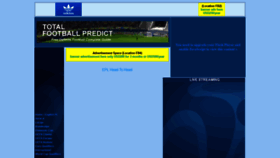 What Totalfootballpredict.com website looked like in 2020 (3 years ago)