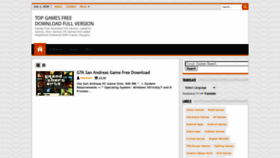 What Top-gamezz.blogspot.com website looked like in 2020 (3 years ago)
