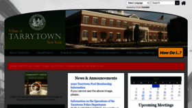 What Tarrytowngov.com website looked like in 2020 (3 years ago)