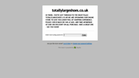 What Totallylargeshoes.co.uk website looked like in 2020 (3 years ago)