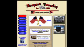 What Thompsonohio.org website looked like in 2020 (3 years ago)