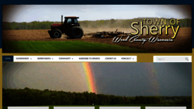 What Townofsherry.com website looked like in 2020 (3 years ago)