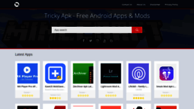 What Trickyapk.com website looked like in 2020 (3 years ago)