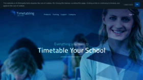 What Timetabling.com.au website looked like in 2020 (3 years ago)