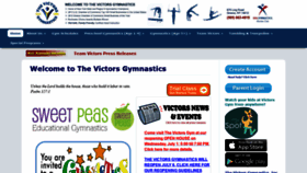 What Thevictorsgym.com website looked like in 2020 (3 years ago)