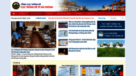 What Thongkehaiphong.gov.vn website looked like in 2020 (3 years ago)