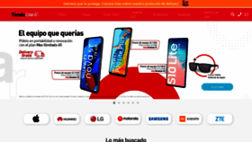 What Tiendaclaro.pe website looked like in 2020 (3 years ago)