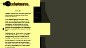 What Thescriptures.org website looked like in 2020 (3 years ago)