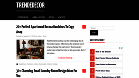 What Trendedecor.com website looked like in 2020 (3 years ago)