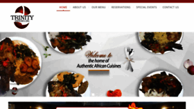What Trinityafricanbarandgrille.com website looked like in 2020 (3 years ago)