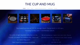 What Thecupandmug.com.au website looked like in 2020 (3 years ago)