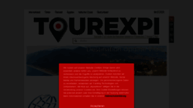 What Tourexpi.com website looked like in 2020 (3 years ago)