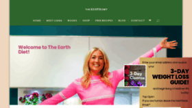 What Theearthdiet.com website looked like in 2020 (3 years ago)