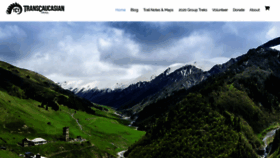What Transcaucasiantrail.org website looked like in 2020 (3 years ago)