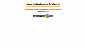 What Thebestspanishfood.com website looked like in 2020 (3 years ago)