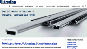 What Teleskopschienen-shop.de website looked like in 2020 (3 years ago)