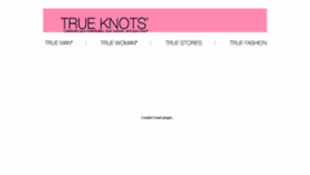 What Trueknots.com website looked like in 2020 (3 years ago)