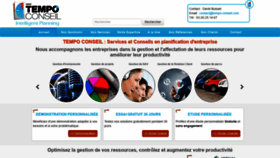 What Tempo-conseil.com website looked like in 2020 (3 years ago)