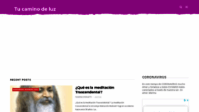 What Tucaminodeluz.com website looked like in 2020 (3 years ago)