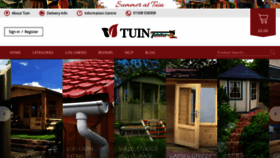 What Tuin.co.uk website looked like in 2020 (3 years ago)