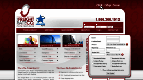 What Thefreightrateco.com website looked like in 2020 (3 years ago)