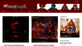 What Thundercatslair.org website looked like in 2020 (3 years ago)