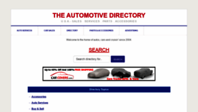 What Theautomotivedirectory.com website looked like in 2020 (3 years ago)