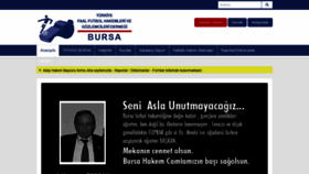 What Tffhgdbursa.org.tr website looked like in 2020 (3 years ago)