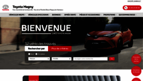 What Toyota-magny.fr website looked like in 2020 (3 years ago)