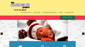 What Thepreemieproject.com website looked like in 2020 (3 years ago)