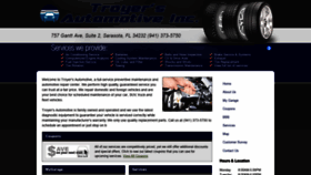 What Troyersautomotive.com website looked like in 2020 (3 years ago)
