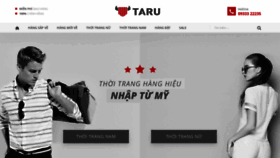 What Taru.vn website looked like in 2020 (3 years ago)