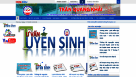 What Thcstranquangkhaiq12.hcm.edu.vn website looked like in 2020 (3 years ago)