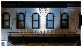 What Thegallivantnyc.com website looked like in 2020 (3 years ago)