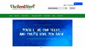 What Theseedstore.in website looked like in 2020 (3 years ago)