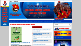 What Tinhdoanbacninh.gov.vn website looked like in 2020 (3 years ago)