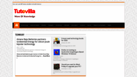 What Tutevilla.org website looked like in 2020 (3 years ago)