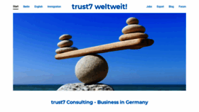 What Trust7.com website looked like in 2020 (3 years ago)