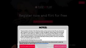 What Teasemyflirt.com website looked like in 2020 (3 years ago)