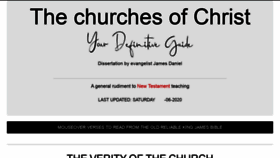 What Thechurchofchrist.ie website looked like in 2020 (3 years ago)