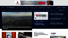 What Telemundolasvegas.com website looked like in 2020 (3 years ago)
