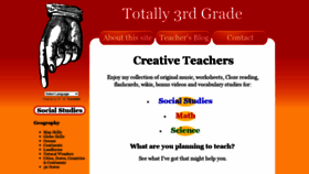 What Totally3rdgrade.com website looked like in 2020 (3 years ago)